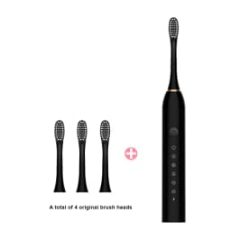 Adult Sonic Electric Toothbrush Ultrasonic Automatic USB Rechargeable IPX7 Waterproof Toothbrush Replaceable Tooth Brush Head