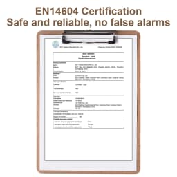 Independent Smoke Sensor Detector Fire Alarm System for Home Office Security Smoke Alarm Fire Protection