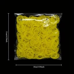 600pcs Colorful Rubber Loom Bands Refill Kit for Boy Girl DIY Craft Gift Set Rubber Band Loom Make Bracelet Children's Toys