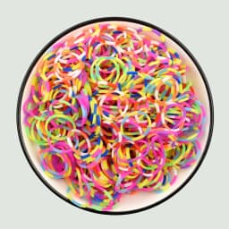 600pcs Colorful Rubber Loom Bands Refill Kit for Boy Girl DIY Craft Gift Set Rubber Band Loom Make Bracelet Children's Toys