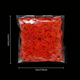 600pcs Colorful Rubber Loom Bands Refill Kit for Boy Girl DIY Craft Gift Set Rubber Band Loom Make Bracelet Children's Toys