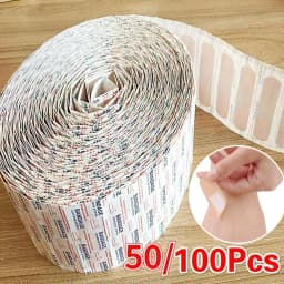 Waterproof Breathable Cushion Band-Aids | Adhesive Plaster Sticker | First Aid Bandage for Wound Care