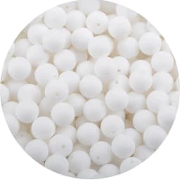 LOFCA 12mm 50pcs/lot Beads Food Grade Silicone Teether Round Beads Baby Chewable Teething Beads Silicone Teether For Diy