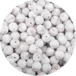 LOFCA 12mm 50pcs/lot Beads Food Grade Silicone Teether Round Beads Baby Chewable Teething Beads Silicone Teether For Diy