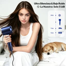 Ionic Hair Dryer 5 In 1 With Diffuser Professional Hair Care Appliances Women Salon Barber Leafless Hairdryer Super Hair Dryer