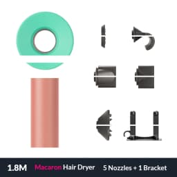 Ionic Hair Dryer 5 In 1 With Diffuser Professional Hair Care Appliances Women Salon Barber Leafless Hairdryer Super Hair Dryer