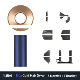 Ionic Hair Dryer 5 In 1 With Diffuser Professional Hair Care Appliances Women Salon Barber Leafless Hairdryer Super Hair Dryer