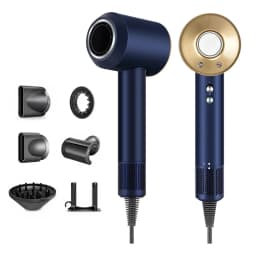 Ionic Hair Dryer 5 In 1 With Diffuser Professional Hair Care Appliances Women Salon Barber Leafless Hairdryer Super Hair Dryer
