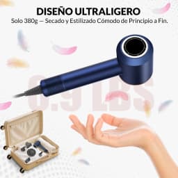 Ionic Hair Dryer 5 In 1 With Diffuser Professional Hair Care Appliances Women Salon Barber Leafless Hairdryer Super Hair Dryer