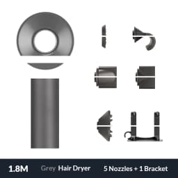 Ionic Hair Dryer 5 In 1 With Diffuser Professional Hair Care Appliances Women Salon Barber Leafless Hairdryer Super Hair Dryer
