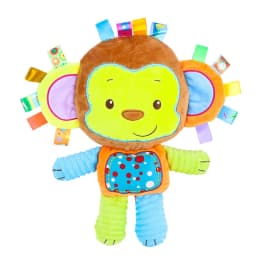 Baby Plush Bell Rattles Toy Baby Tags Stuffed Animal Soft Toy Built-in Rattles Sensory Elephant Plush Bell Toys Sleep Plush Gift