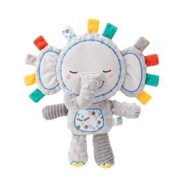 Baby Plush Bell Rattles Toy Baby Tags Stuffed Animal Soft Toy Built-in Rattles Sensory Elephant Plush Bell Toys Sleep Plush Gift