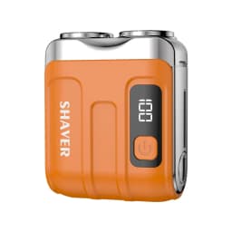 Outdoor Travel Use Magnetic Detachable Cutter Head Razor Double Floating Head Mini Waterproof Portable Electric Shaver for Men