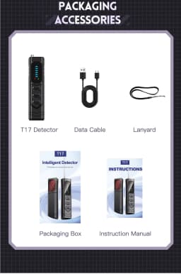 Smart Camera Detector, Anti-Eavesading, Anti-Stealing, Anti-Tracking, Very Suitable for Meeting Rooms, Families, Hotels, Cars