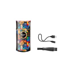 Kemei Uno Cordless Single Foil Shaver StyleCraft Graffiti Professional Lithium ion Razor Super Close Cutting WITH NO IRRITATION