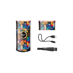 Kemei Uno Cordless Single Foil Shaver StyleCraft Graffiti Professional Lithium ion Razor Super Close Cutting WITH NO IRRITATION