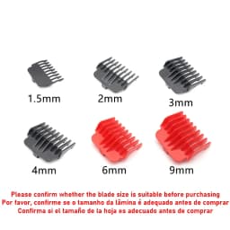 for T9 1.5/2/3/4/6/9 mm Professional Hair Trimmer Limit Comb Guards Trim Beard Hairdresser Hair Cutting Guide Barber Accesories