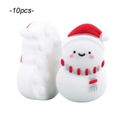 LOFCA Leaf 5pcs/10pcs Sunflower Cute Silicone Beads Daisy Food Grade Leaves Teether BPA-Free Baby Snowman Toy Chain Accessories