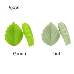 LOFCA Leaf 5pcs/10pcs Sunflower Cute Silicone Beads Daisy Food Grade Leaves Teether BPA-Free Baby Snowman Toy Chain Accessories