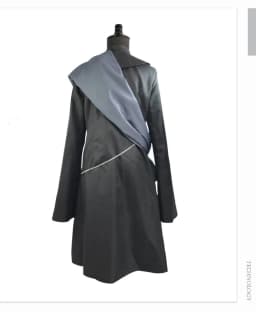 Undertaker Cosplay Costume Full Set,Gothic Vintage Long Coat With Sash Chain Top Hat Silver Wig,Halloween Carnival Fancy Outfit
