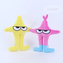 Deltarune Starwalker Plush Yellow Pink Stuffed With Lazy Grumpy Eyes Halloween Soft Short Plush Starwalker Game Merch Plushies