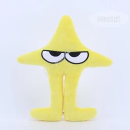 Deltarune Starwalker Plush Yellow Pink Stuffed With Lazy Grumpy Eyes Halloween Soft Short Plush Starwalker Game Merch Plushies