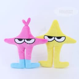 Deltarune Starwalker Plush Yellow Pink Stuffed With Lazy Grumpy Eyes Halloween Soft Short Plush Starwalker Game Merch Plushies