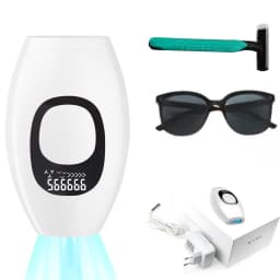 Painless IPL Laser Epilator 999999 Flashes - Permanent Hair Removal for Face, Arms, Legs, and Bikini Line Painless and Effective