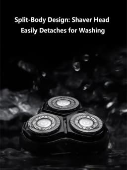 Electrical Rotary Shaver for Men 3D Floating Blade Washable Type-C USB Rechargeable Shaving Beard Machine For Men Gift