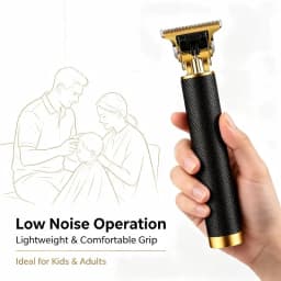 T9 Vintage Electric Hair Trimmer USB Rechargeable Zero Gap Hair Clipper Precision Outline Carving for Men Oil Head Styling