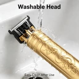 T9 Vintage Electric Hair Trimmer USB Rechargeable Zero Gap Hair Clipper Precision Outline Carving for Men Oil Head Styling