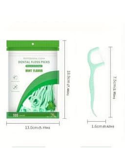 500/300/100/10pcs Mint Flavor Dental Floss Safe High-Grade Toothpick Stick Toothpicks Ultrathin Peppermint Flavor Teeth Floss