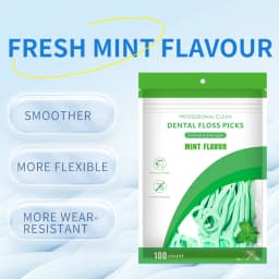 500/300/100/10pcs Mint Flavor Dental Floss Safe High-Grade Toothpick Stick Toothpicks Ultrathin Peppermint Flavor Teeth Floss