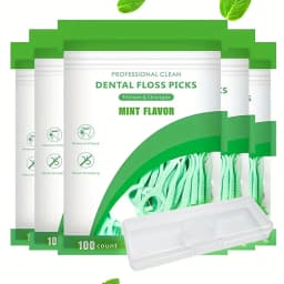 500/300/100/10pcs Mint Flavor Dental Floss Safe High-Grade Toothpick Stick Toothpicks Ultrathin Peppermint Flavor Teeth Floss