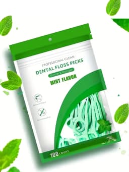 500/300/100/10pcs Mint Flavor Dental Floss Safe High-Grade Toothpick Stick Toothpicks Ultrathin Peppermint Flavor Teeth Floss
