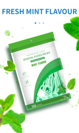 500/300/100/10pcs Mint Flavor Dental Floss Safe High-Grade Toothpick Stick Toothpicks Ultrathin Peppermint Flavor Teeth Floss