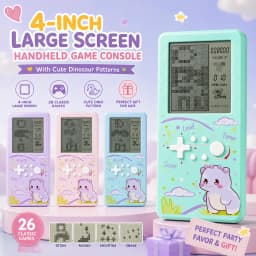 4" Large Screen Handheld Game Console 26 Classic Games Retro Portable Gaming Device Christmas Gift