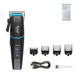 Kemei KM-2153 Clippers for Men LED Display Fade Blade 8000RPM 2000mAh 2-Speed 5W DC Motor Professional Hair Cutting Machine
