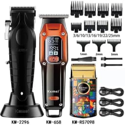 Men's Hair Clipper KM-2296 KM-658 KM-RS7098 Electric Hair Trimmer Machine Professional Hair Cutting Machine Beard Trimmer