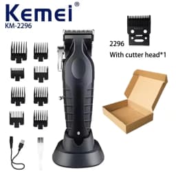 Men's Hair Clipper KM-2296 KM-658 KM-RS7098 Electric Hair Trimmer Machine Professional Hair Cutting Machine Beard Trimmer