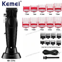 Men's Hair Clipper KM-2296 KM-658 KM-RS7098 Electric Hair Trimmer Machine Professional Hair Cutting Machine Beard Trimmer