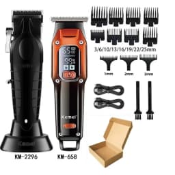 Men's Hair Clipper KM-2296 KM-658 KM-RS7098 Electric Hair Trimmer Machine Professional Hair Cutting Machine Beard Trimmer