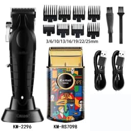 Men's Hair Clipper KM-2296 KM-658 KM-RS7098 Electric Hair Trimmer Machine Professional Hair Cutting Machine Beard Trimmer
