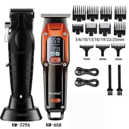 Men's Hair Clipper KM-2296 KM-658 KM-RS7098 Electric Hair Trimmer Machine Professional Hair Cutting Machine Beard Trimmer