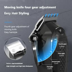 Kemei Hair Clipper Km-2296 Km-1071 Km-3382 Barber Blading Hair Cutting Machine Clipper Grooming Cordless Rechargeable Shaver