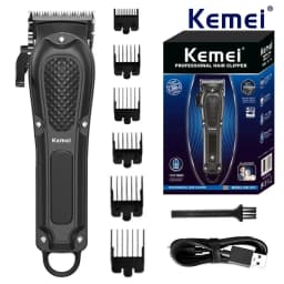 Kemei Hair Clipper Km-2296 Km-1071 Km-3382 Barber Blading Hair Cutting Machine Clipper Grooming Cordless Rechargeable Shaver