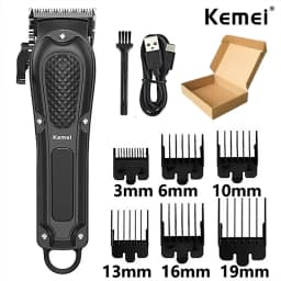 Kemei Hair Clipper Km-2296 Km-1071 Km-3382 Barber Blading Hair Cutting Machine Clipper Grooming Cordless Rechargeable Shaver