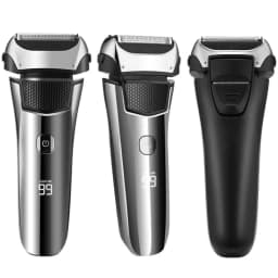 Electric Men's Shaver Reciprocating Shaver Water-washable Digital Display Beard Shaver with Sideburn Trimmer