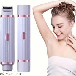 USB Rechargeable Electric Bikini Trimmer, 2-in-1 Painless Shaving Device, Suitable for Daily Travel Grooming