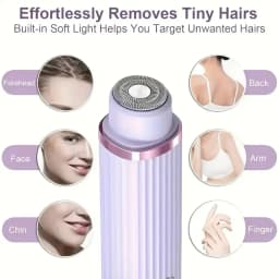 USB Rechargeable Electric Bikini Trimmer, 2-in-1 Painless Shaving Device, Suitable for Daily Travel Grooming
